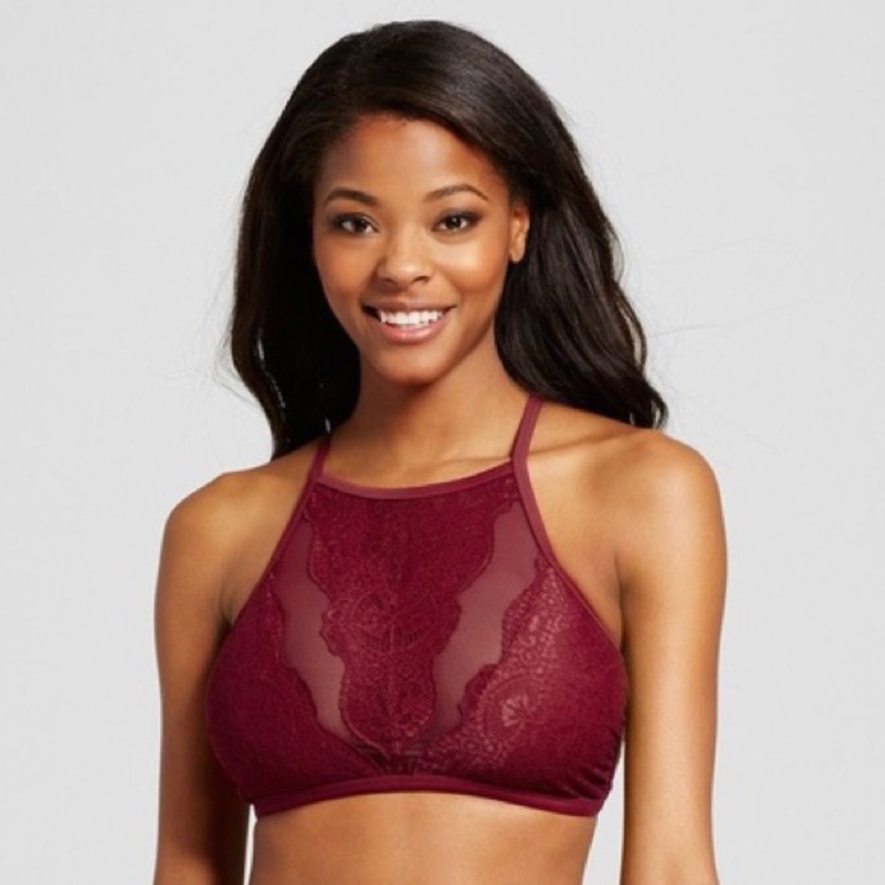 Xhilaration Padded Halter Swim Top